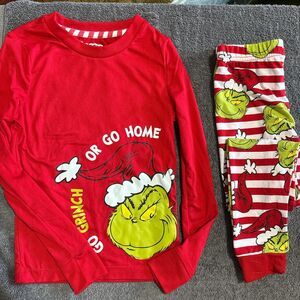 Christmas Grinch soft Pajamas Sz.6